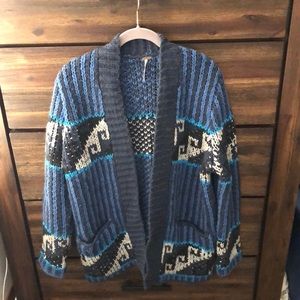 Free People Chunky Cardigan Sweater - Size S